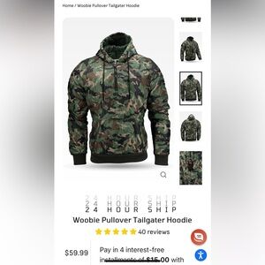 Nine Line, Woobie Pullover Hoodie, Men’s XL